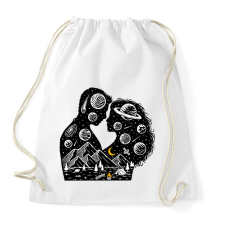 PRINTFASHION Romantikus univerzum - Sportzsák, Tornazsák - Fehér tornazsák