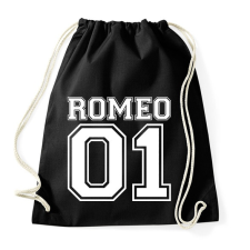 PRINTFASHION Romeo 01 - Sportzsák, Tornazsák - Fekete tornazsák