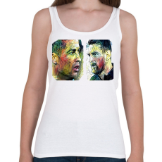 PRINTFASHION Ronaldo, Messi - Női atléta - Fehér