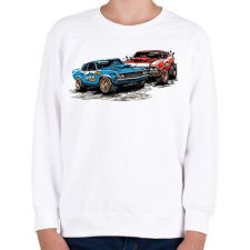 PRINTFASHION Roncsderbi - Gyerek pulóver - Fehér gyerek pulóver, kardigán