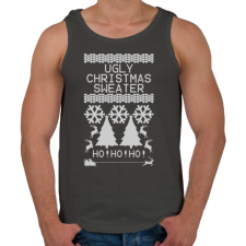 PRINTFASHION Ronda pulcsi - Férfi atléta - Sötétszürke atléta, trikó