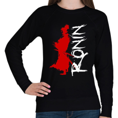 PRINTFASHION Ronin - Női pulóver - Fekete