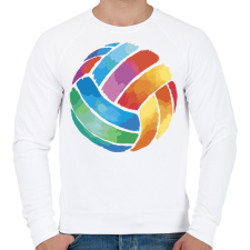 PRINTFASHION Röplabda - Férfi pulóver - Fehér férfi pulóver, kardigán