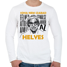 PRINTFASHION Rosa Parks idézet - Férfi hosszú ujjú póló - Fehér férfi póló