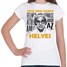 PRINTFASHION Rosa Parks idézet - Női póló - Fehér női póló