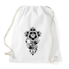 PRINTFASHION Rose-01 - Sportzsák, Tornazsák - Fehér tornazsák