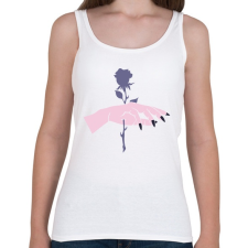 PRINTFASHION Rose Hand - Női atléta - Fehér női trikó