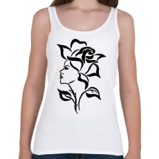 PRINTFASHION rose  - Női atléta - Fehér