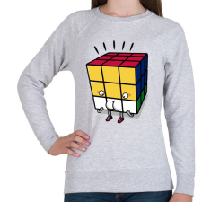 PRINTFASHION Rossz forgatás - Női pulóver - Sport szürke női pulóver, kardigán