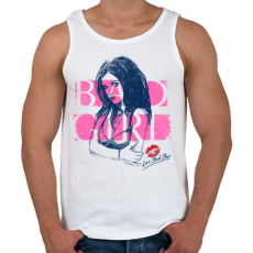 PRINTFASHION Rossz lány - Férfi atléta - Fehér