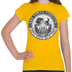 PRINTFASHION Rosszcsontok mindörökké - Női póló - Sárga