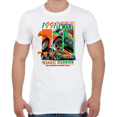 PRINTFASHION ROTARY LEGEND - MAZDA 787B - Férfi póló - Fehér