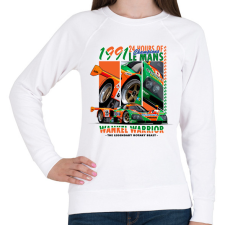 PRINTFASHION ROTARY LEGEND - MAZDA 787B - Női pulóver - Fehér női pulóver, kardigán