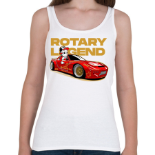 PRINTFASHION ROTARY LEGEND MAZDA - Női atléta - Fehér női trikó