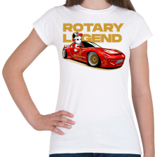 PRINTFASHION ROTARY LEGEND MAZDA - Női póló - Fehér női póló