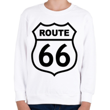 PRINTFASHION route 66 - Gyerek pulóver - Fehér gyerek pulóver, kardigán
