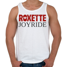 PRINTFASHION ROXETTE - Férfi atléta - Fehér atléta, trikó