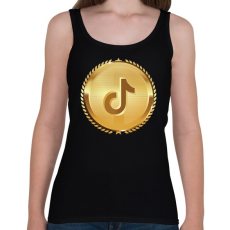 PRINTFASHION Royal TikTok - Női atléta - Fekete