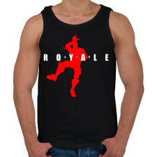 PRINTFASHION Royale Air - Férfi atléta - Fekete atléta, trikó