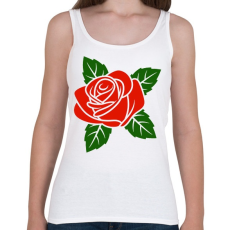 PRINTFASHION Rózsa - Női atléta - Fehér