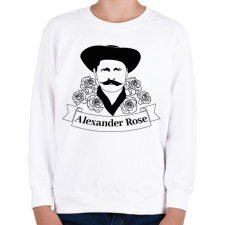 PRINTFASHION Rózsa Sándor - Angol - Gyerek pulóver - Fehér gyerek pulóver, kardigán