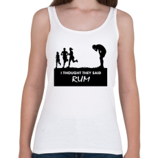 PRINTFASHION RUM! - Női atléta - Fehér