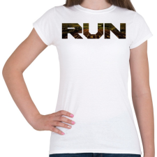 PRINTFASHION RUN - Női póló - Fehér női póló
