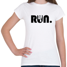 PRINTFASHION Run - Női póló - Fehér női póló