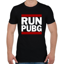 PRINTFASHION RUN PUBG - Férfi póló - Fekete férfi póló