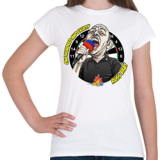 PRINTFASHION Russ Bray - Száznyolcvan - Női póló - Fehér