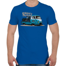 PRINTFASHION russian vintage style - Férfi póló - Királykék