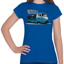 PRINTFASHION russian vintage style - Női póló - Királykék női póló