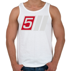 PRINTFASHION s5 - Férfi atléta - Fehér