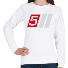 PRINTFASHION s5 - Női pulóver - Fehér női pulóver, kardigán