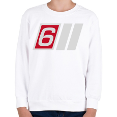 PRINTFASHION S6 - Gyerek pulóver - Fehér