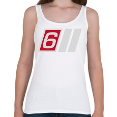 PRINTFASHION S6 - Női atléta - Fehér