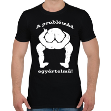 PRINTFASHION S*ggfej - Férfi póló - Fekete férfi póló