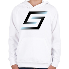 PRINTFASHION S - Gyerek kapucnis pulóver - Fehér