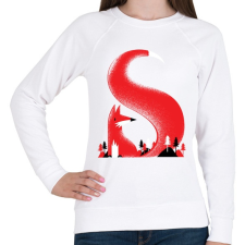 PRINTFASHION S like fox - Női pulóver - Fehér női pulóver, kardigán