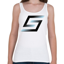 PRINTFASHION S - Női atléta - Fehér női trikó