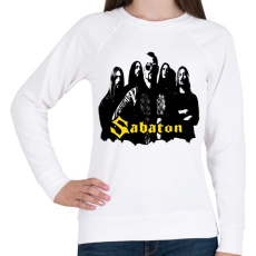 PRINTFASHION sabaton - Női pulóver - Fehér