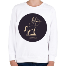 PRINTFASHION Sagittarius - Nyilas - Gyerek pulóver - Fehér