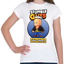 PRINTFASHION Sailor Spinach - Női póló - Fehér női póló