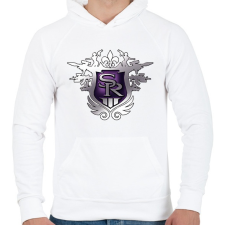 PRINTFASHION Saints Row logo - Férfi kapucnis pulóver - Fehér férfi pulóver, kardigán
