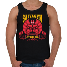 PRINTFASHION Saiyagym - Férfi atléta - Fekete