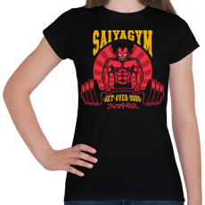 PRINTFASHION Saiyagym - Női póló - Fekete