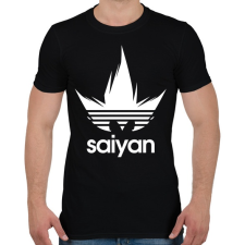 PRINTFASHION Saiyan - Férfi póló - Fekete férfi póló