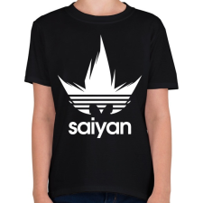 PRINTFASHION Saiyan - Gyerek póló - Fekete gyerek póló