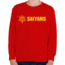 PRINTFASHION SAIYANS - Gyerek pulóver - Piros
