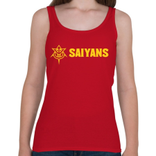 PRINTFASHION SAIYANS - Női atléta - Cseresznyepiros női trikó